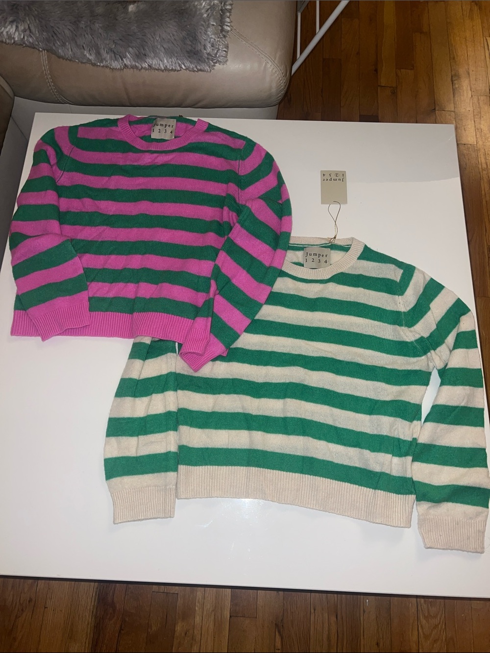 Jumper 1234 striped sweater cashmere bundle